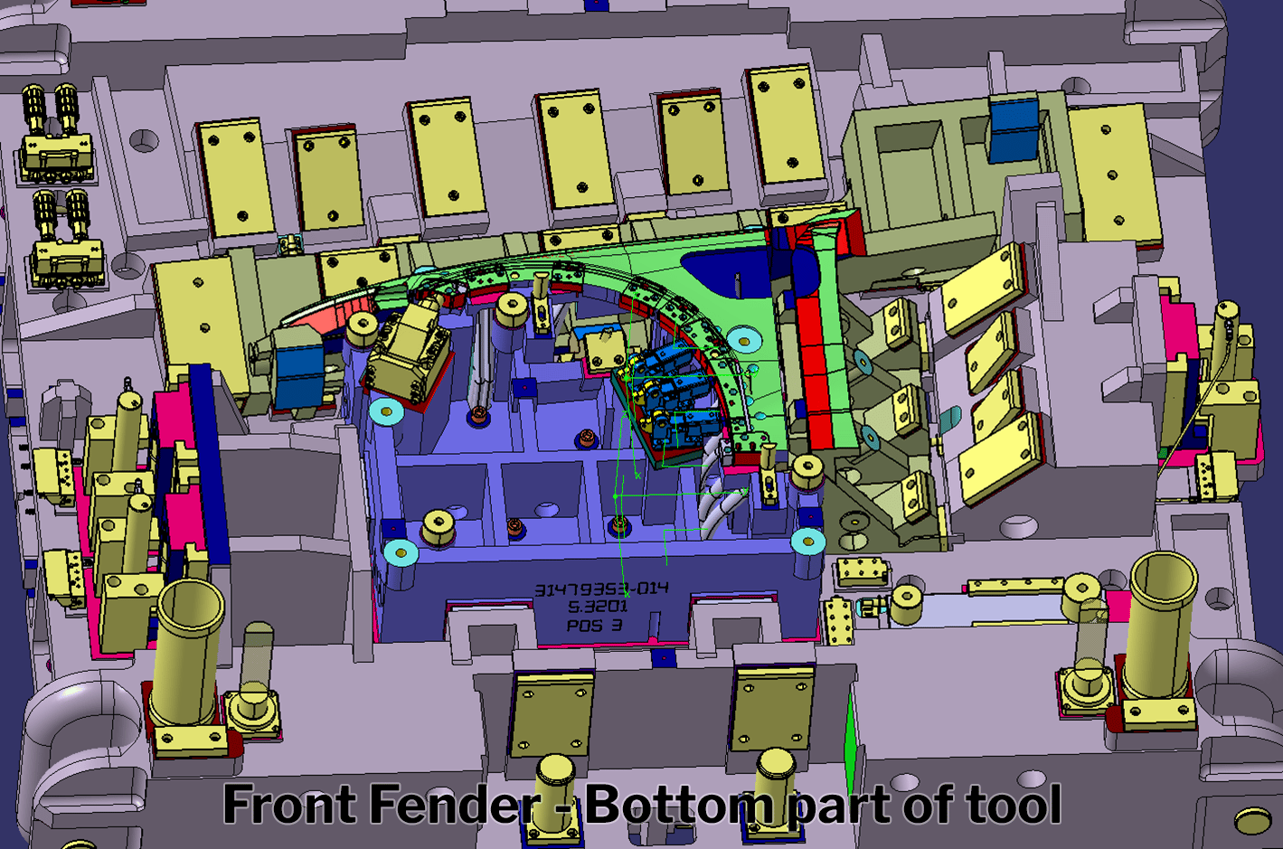 Front Fender - Bottom part of tool